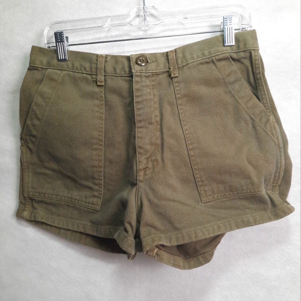 Vintage Green work shorts